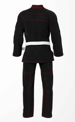 Combat Basic Black - Red Stitching Brazilian Jiu Jitsu Gi (BJJ GI)