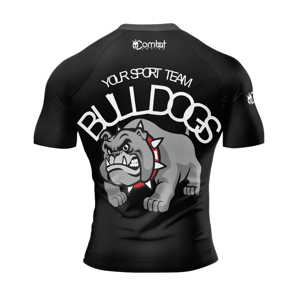 MMA Bulldog Short Sleeve Rash Guard