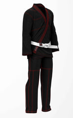 Combat Basic Black - Red Stitching Brazilian Jiu Jitsu Gi (BJJ GI)